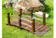 Ponte decorativo da giardino in legno massello